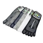 Hommes Pilates chaussettes en gros coton respirant antidérapant Massage Yoga chaussettes coton YOGA sport cinq doigts chaussettes 5 orteils chaussettes