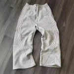Pantalon ample à jambes droites pour hommes et femmes, décontracté, rayé, tendance, marque de rue, Hip-hop, Jogging, Harajuku, été 2025 Pantalon ample à jambes droites pour hommes et femmes, décontracté, rayé, tendance, marque de rue, Hip-hop, Jogging, Harajuku, été 2025