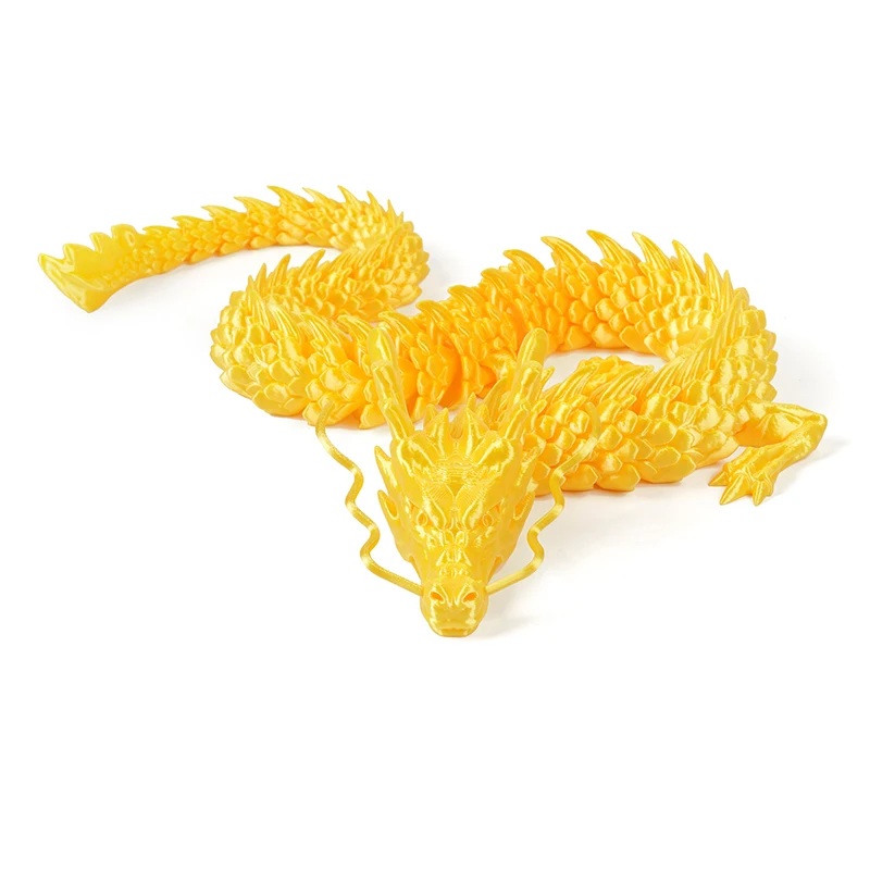 jouet dragon chinois imprimé en 3d, artisanat coloré rotatif, ornements de bureau pour enfants, jouets cadeaux de décoration jouet dragon chinois imprimé en 3d, artisanat coloré rotatif, ornements de bureau pour enfants, jouets cadeaux de décoration