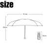 parasol à motif de peinture à l'huile, pare soleil d'extérieur à cinq volets et à six berceaux, imperméable, résistant au soleil et aux protection uv, portable et élégant
