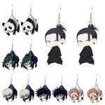 Boucles d’oreilles Anime accessoires figurines de dessin animé en acrylique Gojo Satoru Geto Suguru boucles d’oreilles pendantes Boucles d’oreilles Anime accessoires figurines de dessin animé en acrylique Gojo Satoru Geto Suguru boucles d’oreilles pendantes