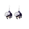 boucles d'oreilles anime accessoires figurines de dessin animé en acrylique gojo satoru geto suguru boucles d'oreilles pendantes