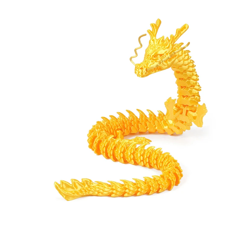 jouet dragon chinois imprimé en 3d, artisanat coloré rotatif, ornements de bureau pour enfants, jouets cadeaux de décoration jouet dragon chinois imprimé en 3d, artisanat coloré rotatif, ornements de bureau pour enfants, jouets cadeaux de décoration