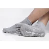 hommes pilates chaussettes en gros coton respirant antidérapant massage yoga chaussettes coton yoga sport cinq doigts chaussettes 5 orteils chaussettes