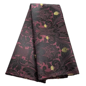 Tissu africain damassé Aso Oke, 5Yards d’épaisseur, qualité 2024, brocart Jacquard, cousu pour couvre-chef de mariage nigérian, vêtements Aso Obi Tissu africain damassé Aso Oke, 5Yards d’épaisseur, qualité 2024, brocart Jacquard, cousu pour couvre-chef de mariage nigérian, vêtements Aso Obi