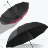 parapluie pliant extra large de 130 cm adapté aux jours ensoleillés et au pluvieux et est une protection complète coupe vent et imperméable.