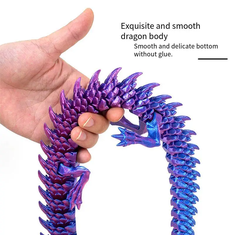 jouet dragon chinois imprimé en 3d, artisanat coloré rotatif, ornements de bureau pour enfants, jouets cadeaux de décoration jouet dragon chinois imprimé en 3d, artisanat coloré rotatif, ornements de bureau pour enfants, jouets cadeaux de décoration