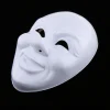 masques de costumes pour accessoires de décoration de fête, masque non peint à faire soi même, masque facial blanc vierge, mascarade