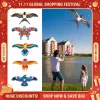 Cerf-volant pliable pour enfants, jouet d’aigle de dessin animé, Mini jouets en plastique, frein à main, canne à pêche, papillons, jouet d’extérieur pour le plaisir Cerf-volant pliable pour enfants, jouet d’aigle de dessin animé, Mini jouets en plastique, frein à main, canne à pêche, papillons, jouet d’extérieur pour le plaisir