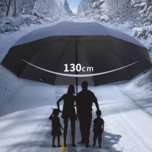 Parapluie pliant extra large de 130 cm adapté aux jours ensoleillés et au pluvieux et est une protection complète coupe-vent et imperméable. Parapluie pliant extra large de 130 cm adapté aux jours ensoleillés et au pluvieux et est une protection complète coupe-vent et imperméable.
