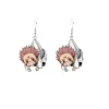 boucles d'oreilles anime accessoires figurines de dessin animé en acrylique gojo satoru geto suguru boucles d'oreilles pendantes