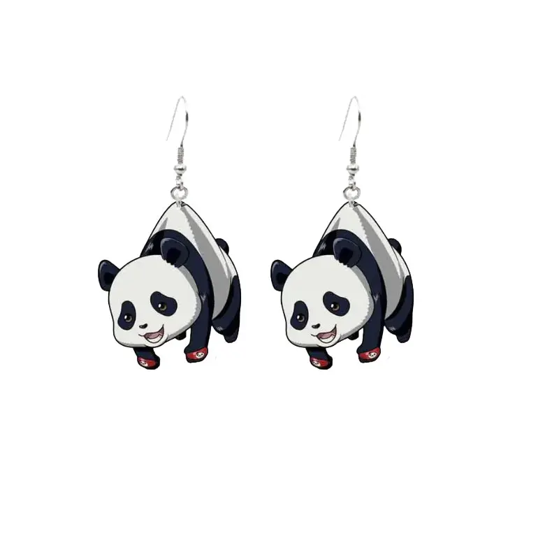 boucles d'oreilles anime accessoires figurines de dessin animé en acrylique gojo satoru geto suguru boucles d'oreilles pendantes boucles d'oreilles anime accessoires figurines de dessin animé en acrylique gojo satoru geto suguru boucles d'oreilles pendantes