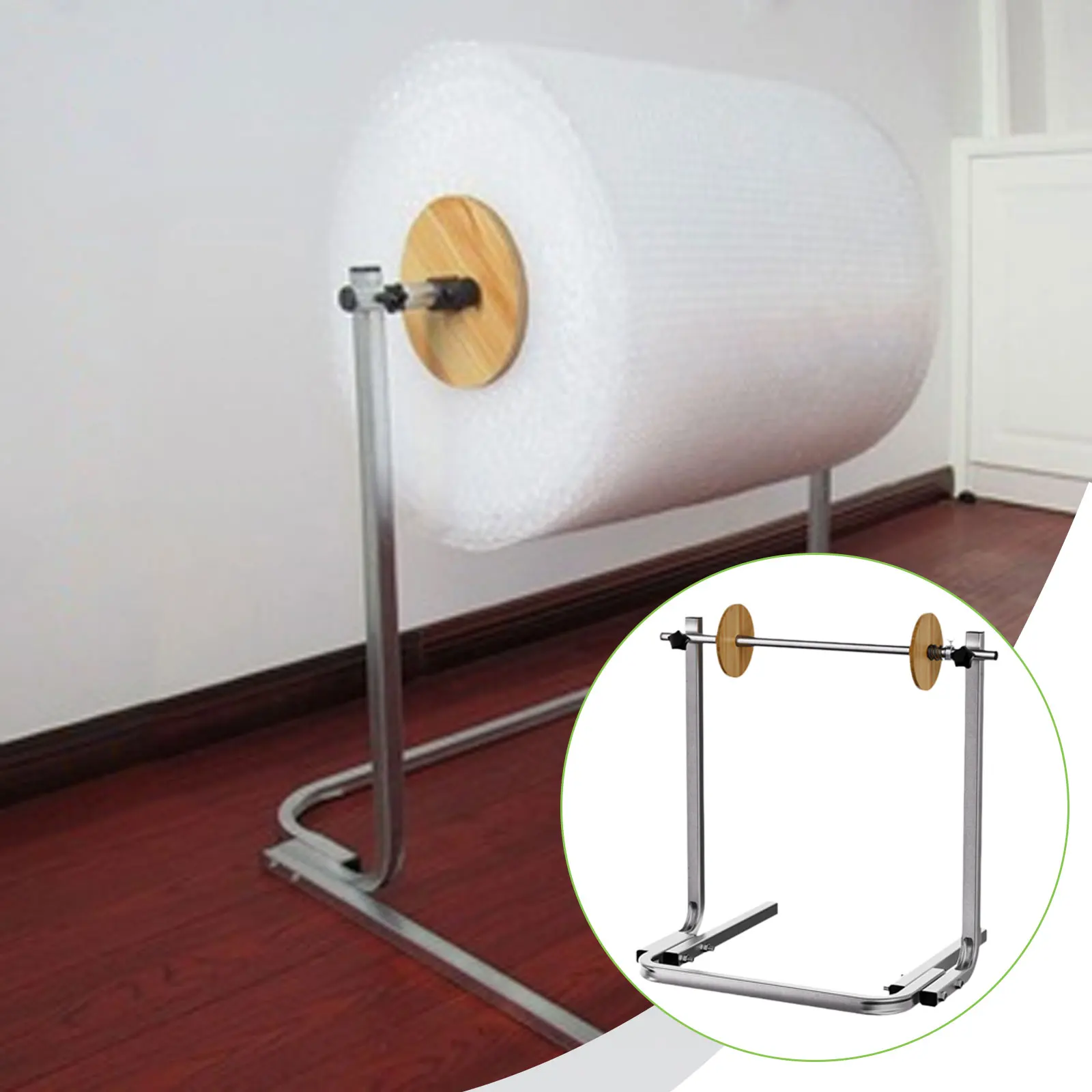 grand distributeur de rouleaux d'emballage à bulles, coussin à bulles mobile, support d'enveloppe en mousse, rouleau d'emballage debout pour l'emballage et le stockage d'expédition grand distributeur de rouleaux d'emballage à bulles, coussin à bulles mobile, support d'enveloppe en mousse, rouleau d'emballage debout pour l'emballage et le stockage d'expédition