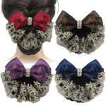 Filet à Cheveux en Satin avec Nministériels d en Dentelle Florale, Accessoire pour Infirmières, Personnel de Banque, Pendentifs de Rêves, Pince, pour Femme, Nouvelle Collection Filet à Cheveux en Satin avec Nministériels d en Dentelle Florale, Accessoire pour Infirmières, Personnel de Banque, Pendentifs de Rêves, Pince, pour Femme, Nouvelle Collection