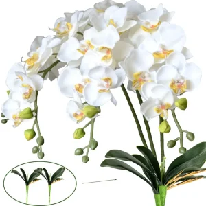 fleurs artificielles mariage Fleurs orchidées papillon artificielles, fausses orchidées papillon, pour décoration de maison, fausses feuilles, accessoires de décoration de mariage fleurs artificielles mariage Fleurs orchidées papillon artificielles, fausses orchidées papillon, pour décoration de maison, fausses feuilles, accessoires de décoration de mariage