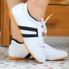 chaussures de taekwondo blanches pour hommes et femmes, respirantes, kung fu wushu, tapierckaraté, arts martiaux, baskets pour enfants