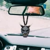 kabaamasks pendentif de miroir de vue arrière de voiture, casque japonais oni, décorations de voiture d'halloween, cadeau