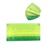 masques jetables pour adultes, couverture de protection faciale de couleur dégradée, masque buccal imprimé, masques solides, vert bleu violet, tissu à 3 couches