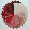 tissu teint en fil japonais 9x12cm, 50 pièces/lot, étoffe 100% coton pour couture de vêtements de poupées, couettes, patchwork fait à la main, diy bricolage
