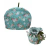 théières florales vintage en coton, couverture anti poussière, thé confortable, couverture de bouilloire, isolation et maintien au chaud pour la maison