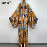 Kimono imprimé à manches longues pour femmes, Cardigan, Blouse ample, décontracté, plage, chemise, Kimono, robe sexy Kimono imprimé à manches longues pour femmes, Cardigan, Blouse ample, décontracté, plage, chemise, Kimono, robe sexy