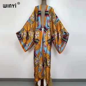 Kimono imprimé à manches longues pour femmes, Cardigan, Blouse ample, décontracté, plage, chemise, Kimono, robe sexy Kimono imprimé à manches longues pour femmes, Cardigan, Blouse ample, décontracté, plage, chemise, Kimono, robe sexy
