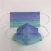 masques jetables pour adultes, couverture de protection faciale de couleur dégradée, masque buccal imprimé, masques solides, vert bleu violet, tissu à 3 couches