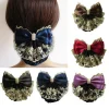 filet à cheveux en satin avec nministériels d en dentelle florale, accessoire pour infirmières, personnel de banque, pendentifs de rêves, pince, pour femme, nouvelle collection