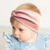 femmes bandeau couleur unie large turban noeud croisé tricot bandeau filles lavage visage cheveux accessoires automne coton torsadé bandeau
