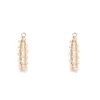boucles d'oreilles en or plaqué or 18 carats pour femmes, bijoux de haute qualité, boucles d'oreilles à breloques circulaires tressées en perles d'eau douce naturelles