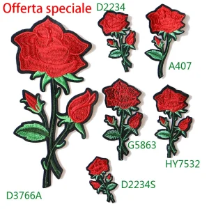 Rose avec feuilles d’amour, patchs brodés au fer, pour vêtements, bricolage, rayures, autocollant Patchwork, Badges à fleurs personnalisés Rose avec feuilles d’amour, patchs brodés au fer, pour vêtements, bricolage, rayures, autocollant Patchwork, Badges à fleurs personnalisés
