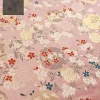 tissu imitation satin de style japonais, tissu à motifs floraux pour robe de maison en brocart