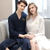 peignoir kimono personnalisé pour femme et homme, tenue de soirée de mariage, avec date de nom, pour demoiselle d'honneur