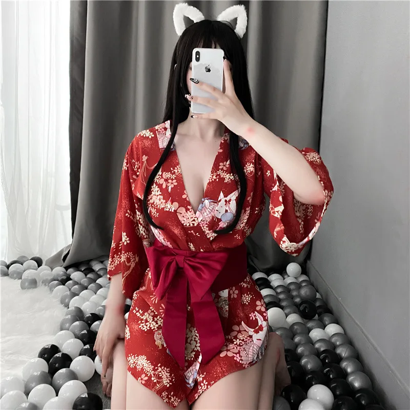 uniforme de cosplay sexy pour femmes, kimono japonais 7.0, robe cardigan, robe de jeu en plis, lingerie sexy, robe de jeu de rôle uniforme de cosplay sexy pour femmes, kimono japonais 7.0, robe cardigan, robe de jeu en plis, lingerie sexy, robe de jeu de rôle