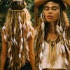 awaytr boho plume bandeau coiffure mode ajuster plume bandeaux bandeau dames cheveux accessoires pour festival fête