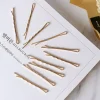 Épingles à cheveux en métal doré pour femmes et filles, pinces à cheveux, croix, barrettes bouclées, épingles à cheveux, accessoires de coiffure, outil de coiffure, 10 pièces