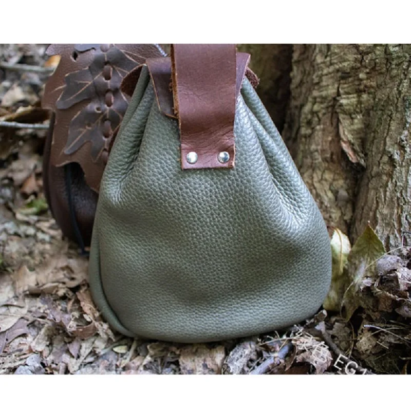 sac de ceinture de taille médiéval européen, sac de ceinture en cuir à motif de feuille pour femmes, sacs de poche vintage pixie elfe viking, accessoire de costume sac de ceinture de taille médiéval européen, sac de ceinture en cuir à motif de feuille pour femmes, sacs de poche vintage pixie elfe viking, accessoire de costume