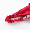 bandeau croisé en satin de soie, mode coréenne, couleurs contrastées, sensation de lumière, tempérament, petit et frais, accessoires de tête