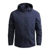 Veste de randonnée à capuche pour homme, coupe-vent imperméable, manteau d’hiver décontracté, cape militaire tactique, Techwear, 2022 Veste de randonnée à capuche pour homme, coupe-vent imperméable, manteau d’hiver décontracté, cape militaire tactique, Techwear, 2022