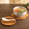 bol ramen japonais en céramique pour nouilles simples, grand bol pour salade domestique, vaisselle de restaurant spéciale créative