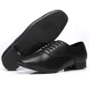chaussures de danse pour hommes chaussures de danse latine en cuir véritable semelle souple hommes tango salle de bal chaussures de danse modernes baskets homme adulte