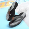 tongs d'été respirantes pour hommes, chaussures antidérapantes à semelles en caoutchouc, pantoufles à la mode, chaussures d'extérieur décontractées, grande taille 47