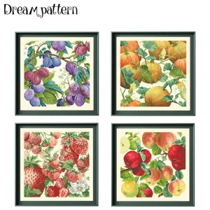 Kit de points de croix en coton jaune clair, patch citrouille, motif de fruits, 18ct, 14ct, 11ct, pour bricolage, broderie, ensemble artisanal Kit de points de croix en coton jaune clair, patch citrouille, motif de fruits, 18ct, 14ct, 11ct, pour bricolage, broderie, ensemble artisanal