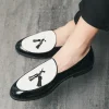 chaussures en cuir à pampilles pour hommes, mocassins décontractés à enfiler, chaussures formelles de mariage italien, chaussures de fête respirantes