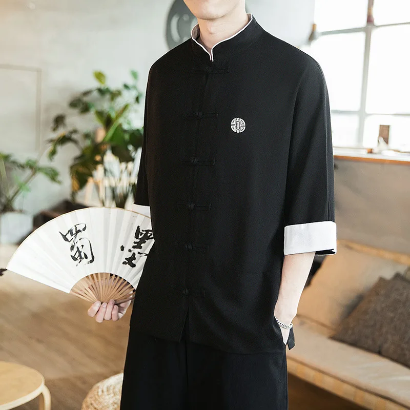 Cardigan Haori Brodé Traditionnel pour Homme, Kimono Japonais, Costume de Samouraï, Chemise de Style Harajuku, Manteau d’Entrée Imprimé Cardigan Haori Brodé Traditionnel pour Homme, Kimono Japonais, Costume de Samouraï, Chemise de Style Harajuku, Manteau d’Entrée Imprimé
