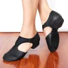 sandales grecques en cuir véritable avec nœud extensible, chaussures de danse jazz pour femmes, baskets de ballet jazzy pour professeur de danse, exercice de gymnastique