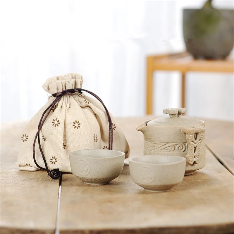 ensembles de service à thé en céramique portables pour thé kung, théière chinoise avec tasse à thé, ensembles de thé de voyage, bouilloire à eau, verres de bureau à domicile gaiwan ensembles de service à thé en céramique portables pour thé kung, théière chinoise avec tasse à thé, ensembles de thé de voyage, bouilloire à eau, verres de bureau à domicile gaiwan