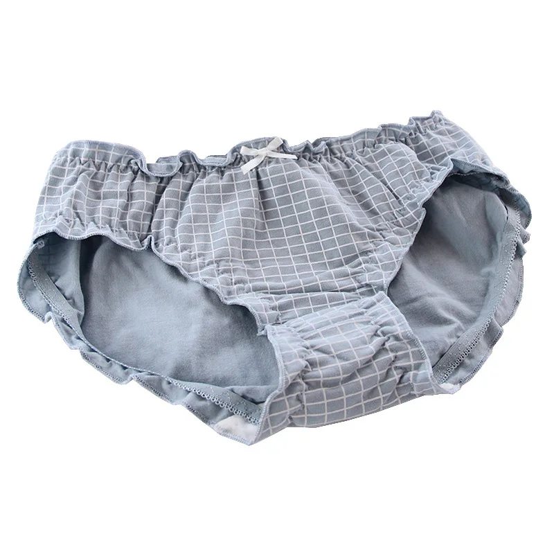 sous vêtements japonais purs pour femmes avec bord d'oreille, sous vêtements mignons sans couture, coton respirant, lingerie kawaii, taille moyenne, vent simple sous vêtements japonais purs pour femmes avec bord d'oreille, sous vêtements mignons sans couture, coton respirant, lingerie kawaii, taille moyenne, vent simple