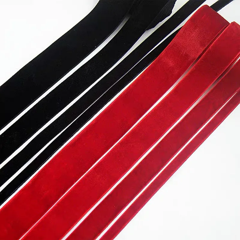 ruban de velours fait à la main pour emballage de cheveux et nœud papillon, décoration de fête de mariage bricolage, ruban de noël, nouveau, 5 verges, 6mm ruban de velours fait à la main pour emballage de cheveux et nœud papillon, décoration de fête de mariage bricolage, ruban de noël, nouveau, 5 verges, 6mm
