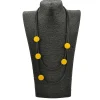 ukebay – colliers en bois couleur or pour femmes, ras du cou, simple, fait à la main, bijoux gothiques de luxe, chaînes de pull assorties